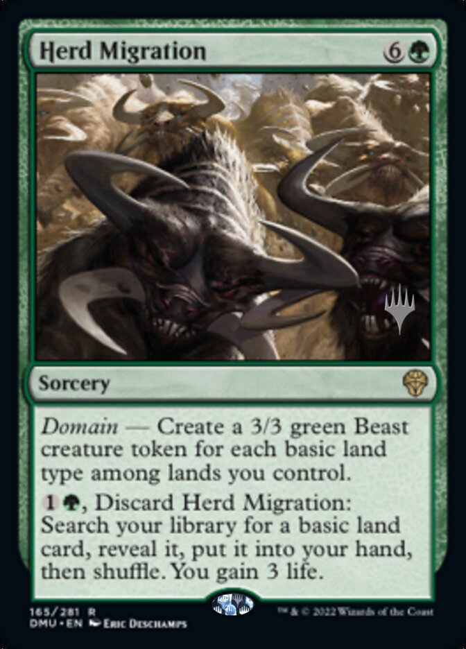 Herd Migration (Promo Pack) [Dominaria United Promos] | GrognardGamesBatavia