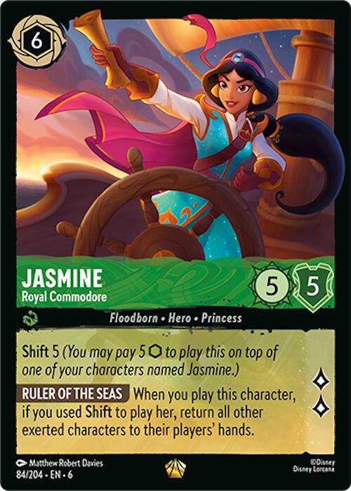 Jasmine - Royal Commodore (84/204) [Azurite Sea] | GrognardGamesBatavia