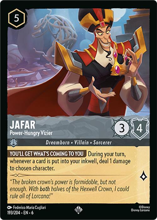 Jafar - Power-Hungry Vizier (193/204) [Azurite Sea] | GrognardGamesBatavia