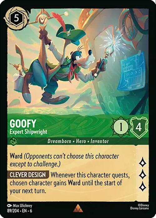 Goofy - Expert Shipwright (89/204) [Azurite Sea] | GrognardGamesBatavia