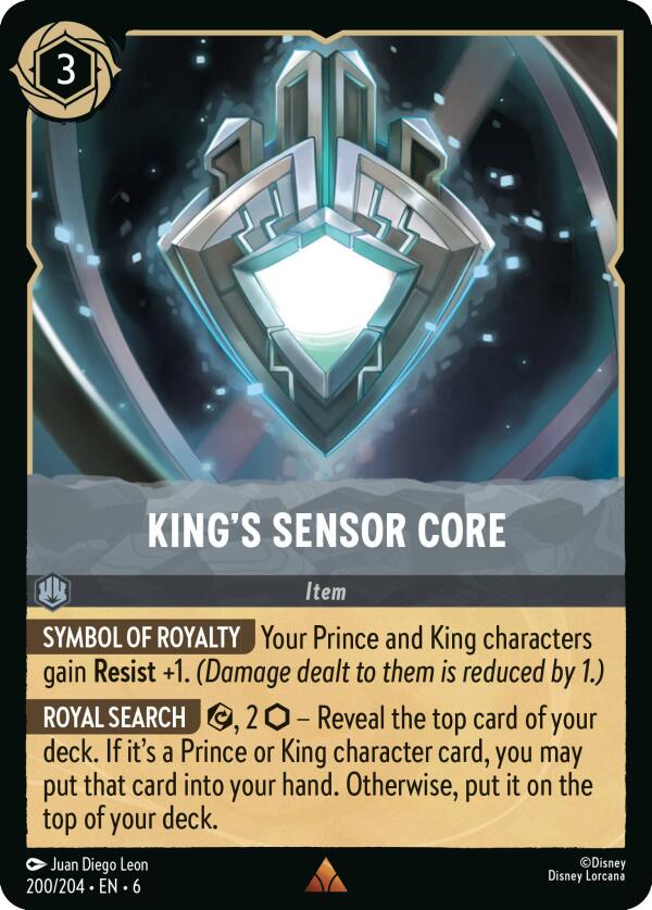 King's Sensor Core (200/204) [Azurite Sea] | GrognardGamesBatavia