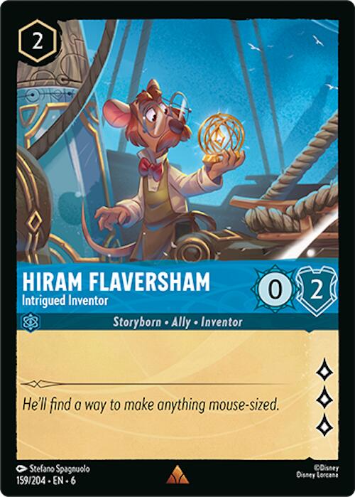 Hiram Flaversham - Intrigued Inventor (159/204) [Azurite Sea] | GrognardGamesBatavia