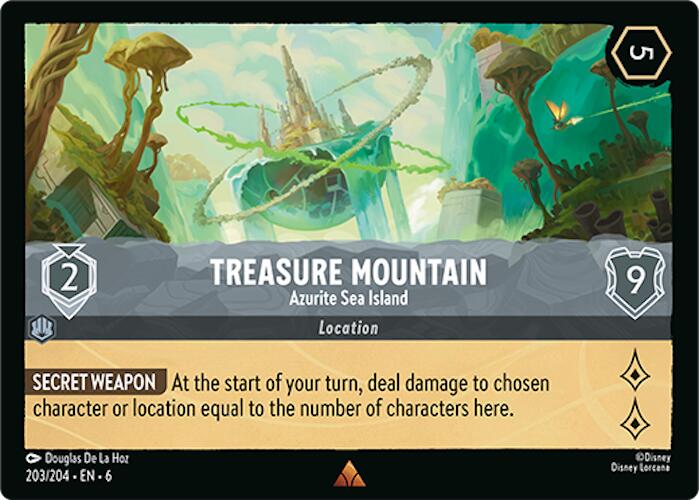 Treasure Mountain - Azurite Sea Island (203/204) [Azurite Sea] | GrognardGamesBatavia