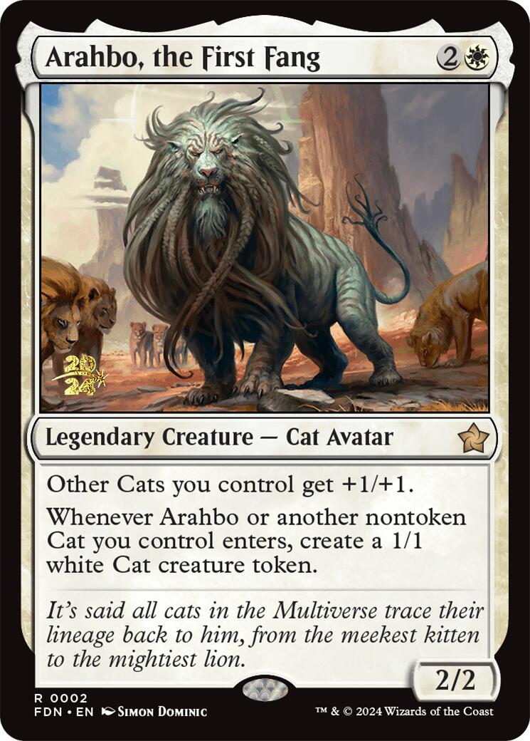 Arahbo, the First Fang [Foundations Prerelease Promos] | GrognardGamesBatavia