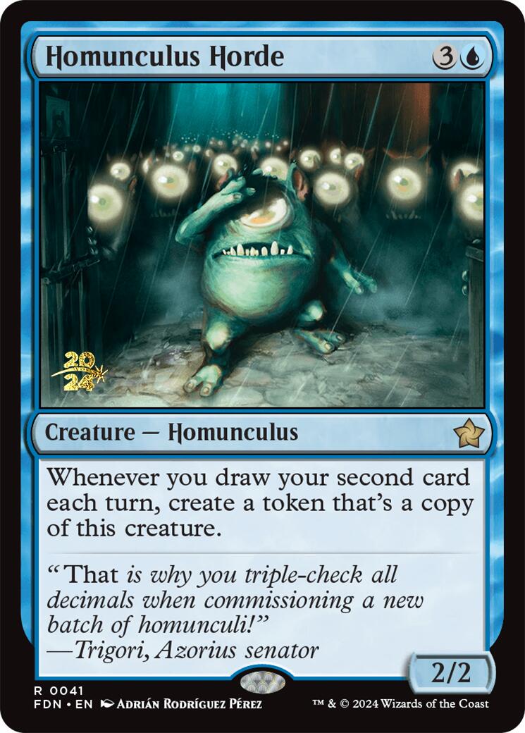 Homunculus Horde [Foundations Prerelease Promos] | GrognardGamesBatavia