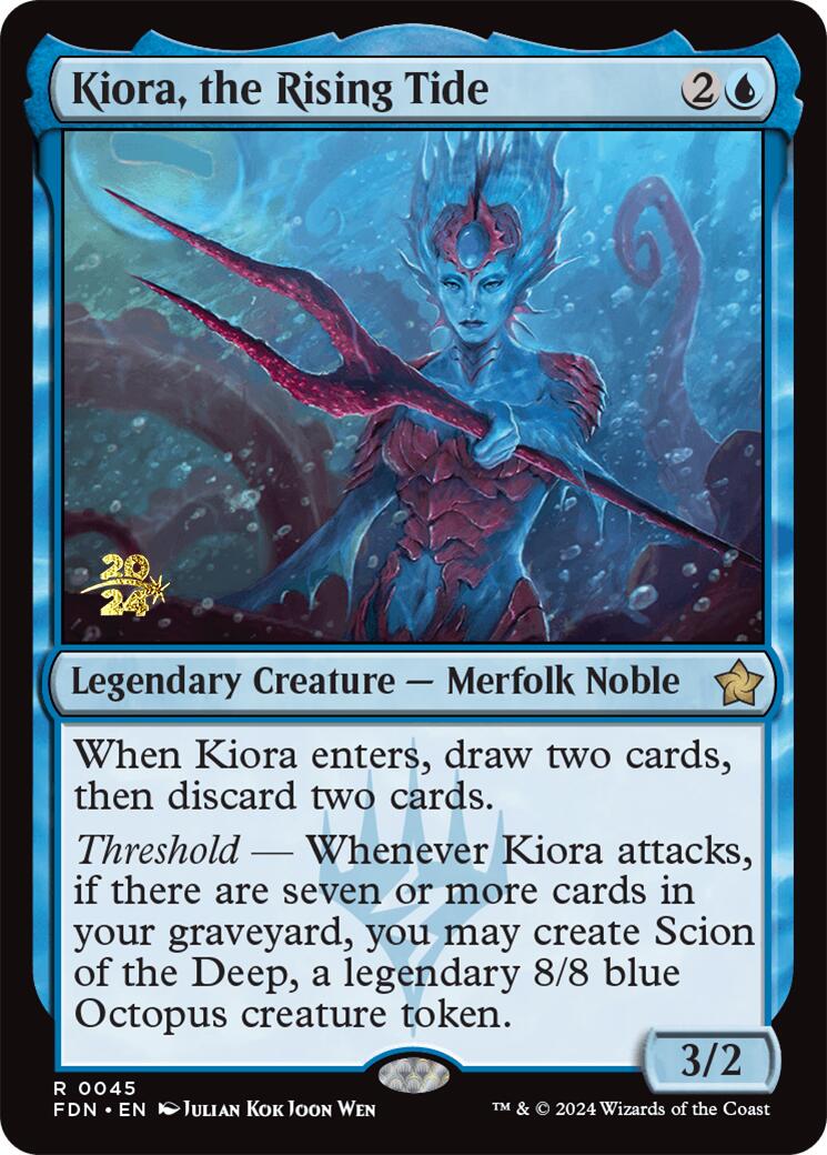 Kiora, the Rising Tide [Foundations Prerelease Promos] | GrognardGamesBatavia