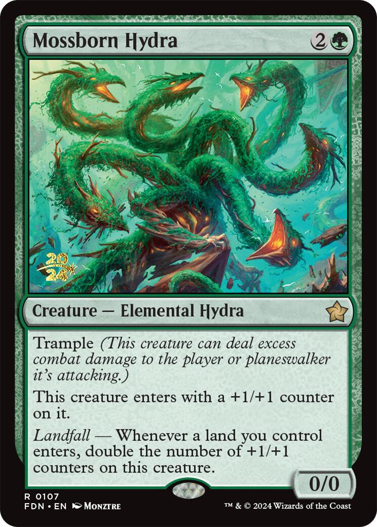 Mossborn Hydra [Foundations Prerelease Promos] | GrognardGamesBatavia