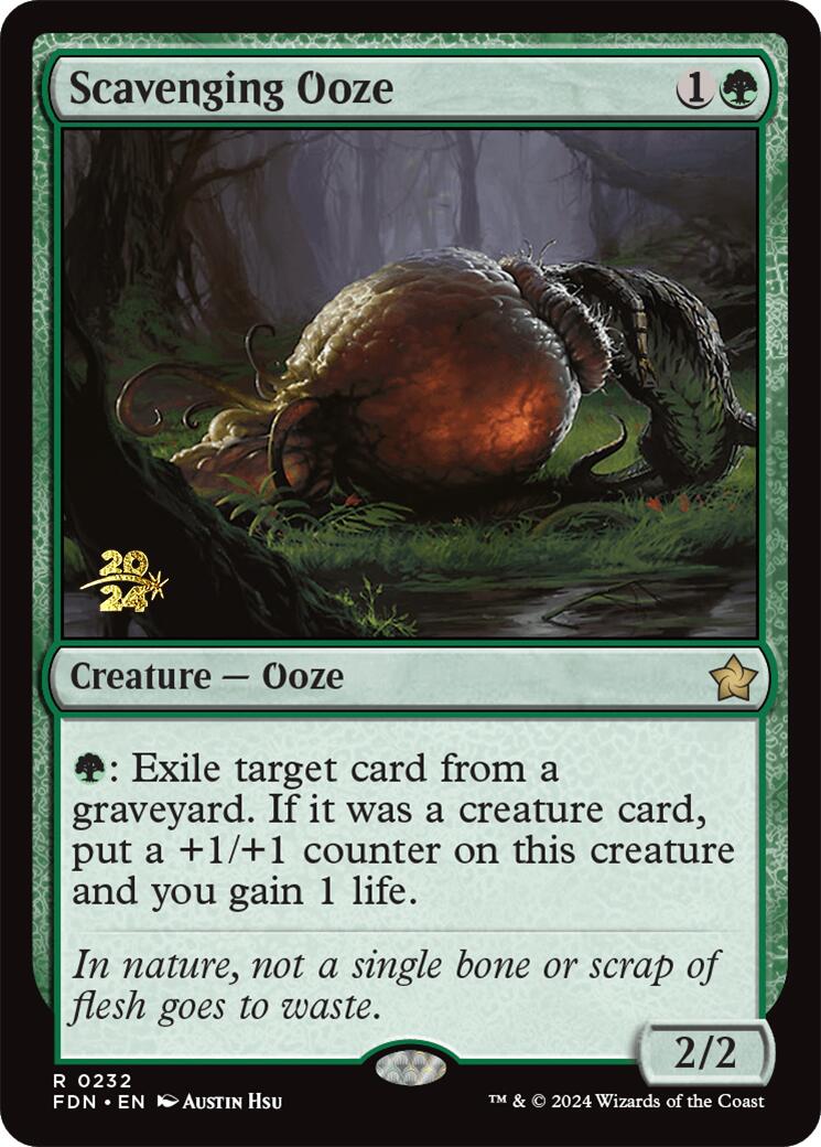 Scavenging Ooze [Foundations Prerelease Promos] | GrognardGamesBatavia