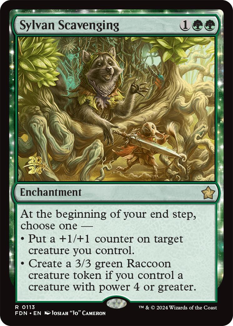 Sylvan Scavenging [Foundations Prerelease Promos] | GrognardGamesBatavia