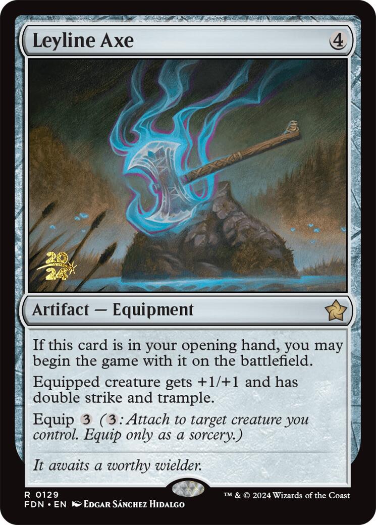 Leyline Axe [Foundations Prerelease Promos] | GrognardGamesBatavia