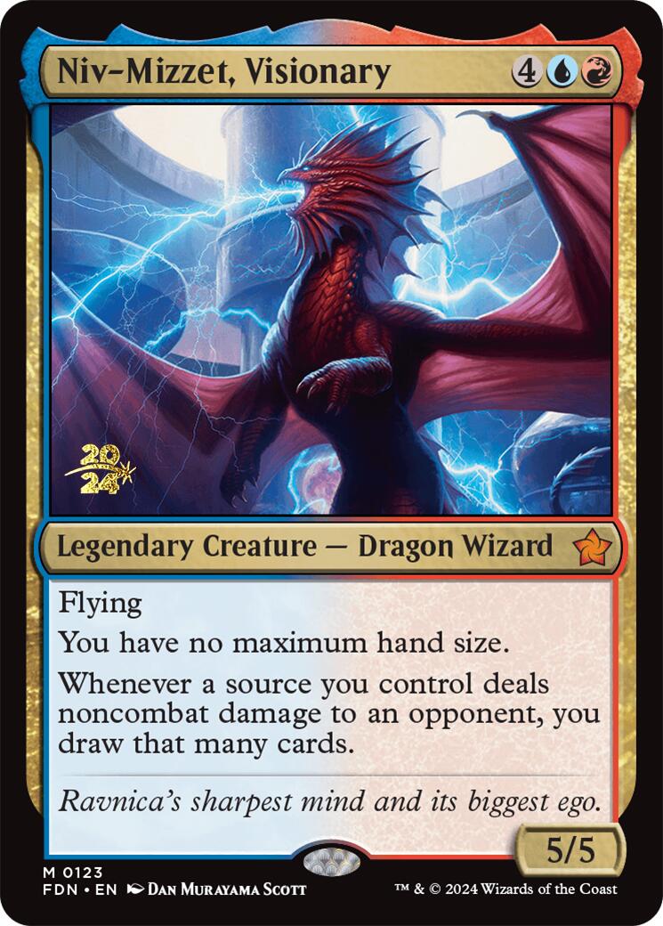 Niv-Mizzet, Visionary [Foundations Prerelease Promos] | GrognardGamesBatavia