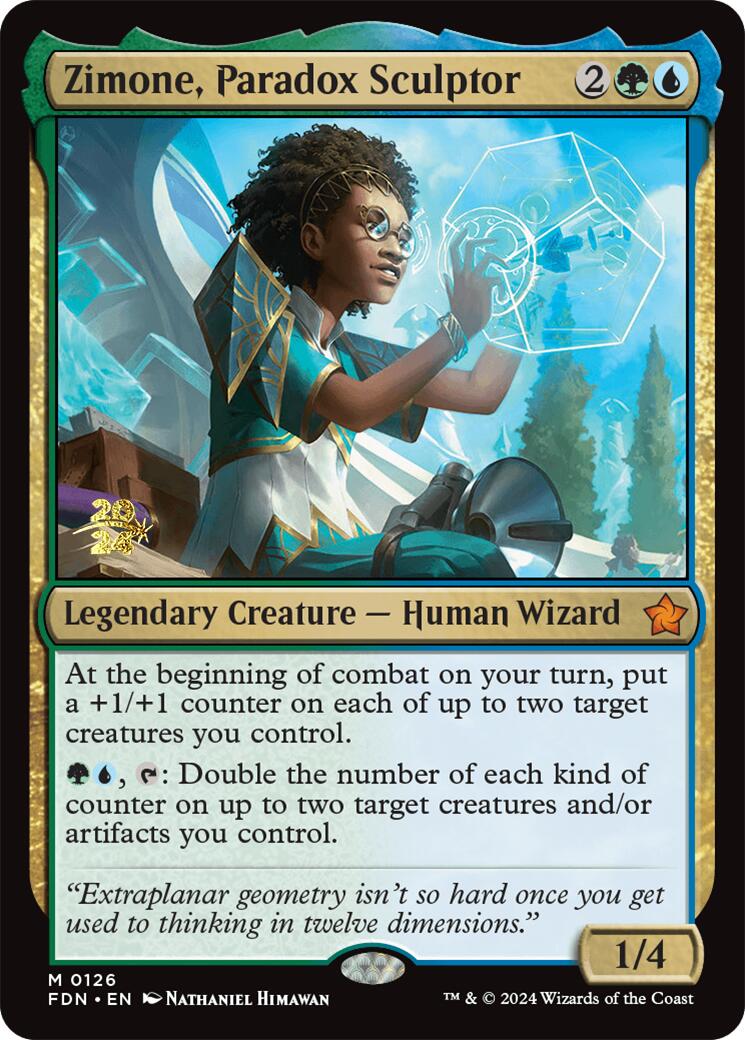 Zimone, Paradox Sculptor [Foundations Prerelease Promos] | GrognardGamesBatavia