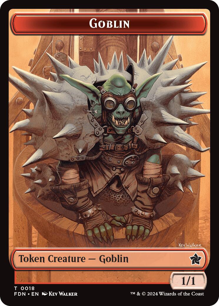 Drake // Goblin Doubled-Sided Token [Foundations Tokens] | GrognardGamesBatavia