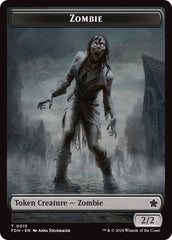 Goblin // Zombie Doubled-Sided Token [Foundations Tokens] | GrognardGamesBatavia