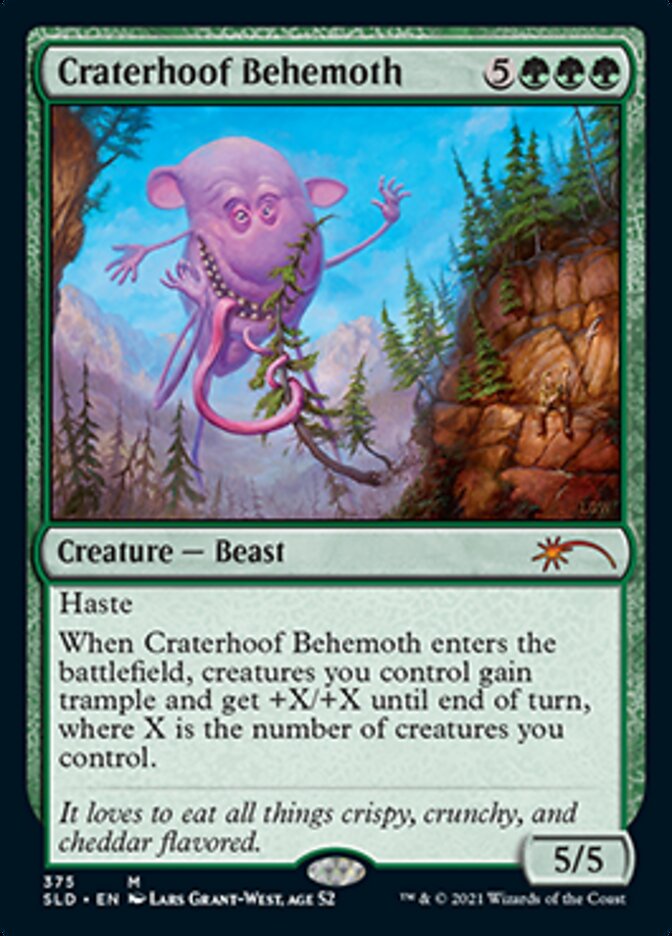 Craterhoof Behemoth (375) [Secret Lair Drop Series] | GrognardGamesBatavia