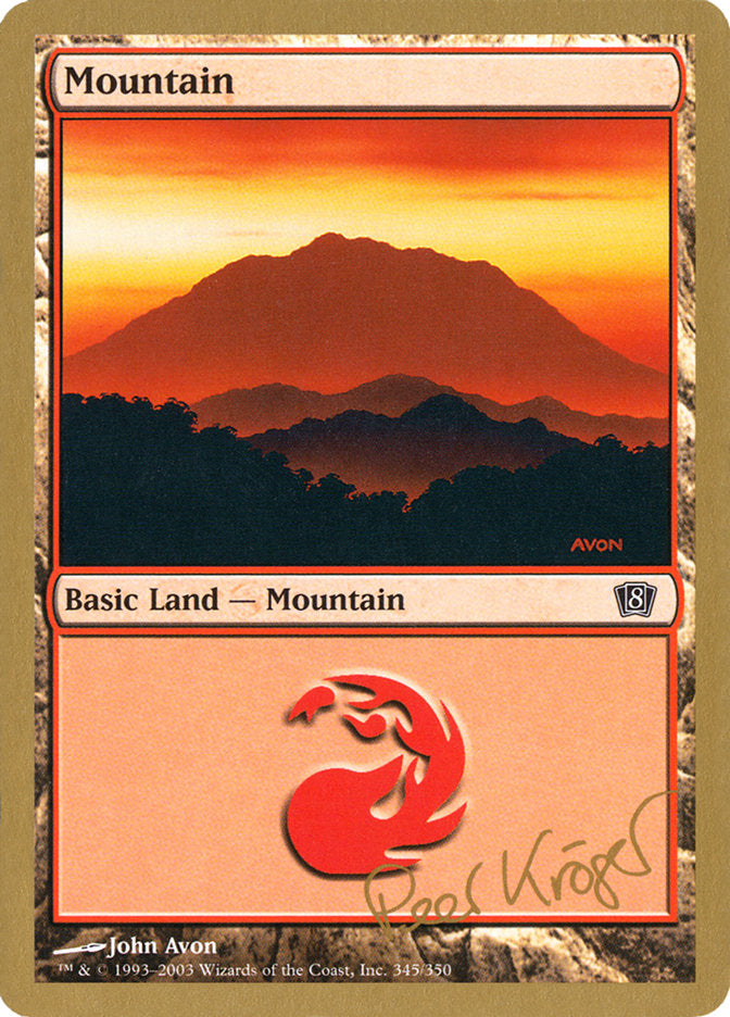 Mountain (pk345) (Peer Kroger) [World Championship Decks 2003] | GrognardGamesBatavia