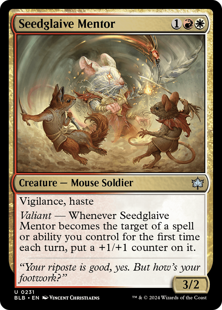 Seedglaive Mentor [Bloomburrow] | GrognardGamesBatavia