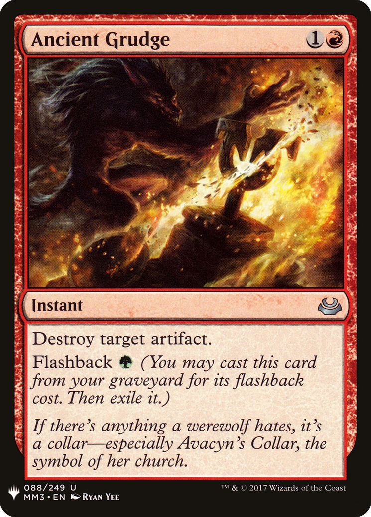Ancient Grudge [Mystery Booster] | GrognardGamesBatavia