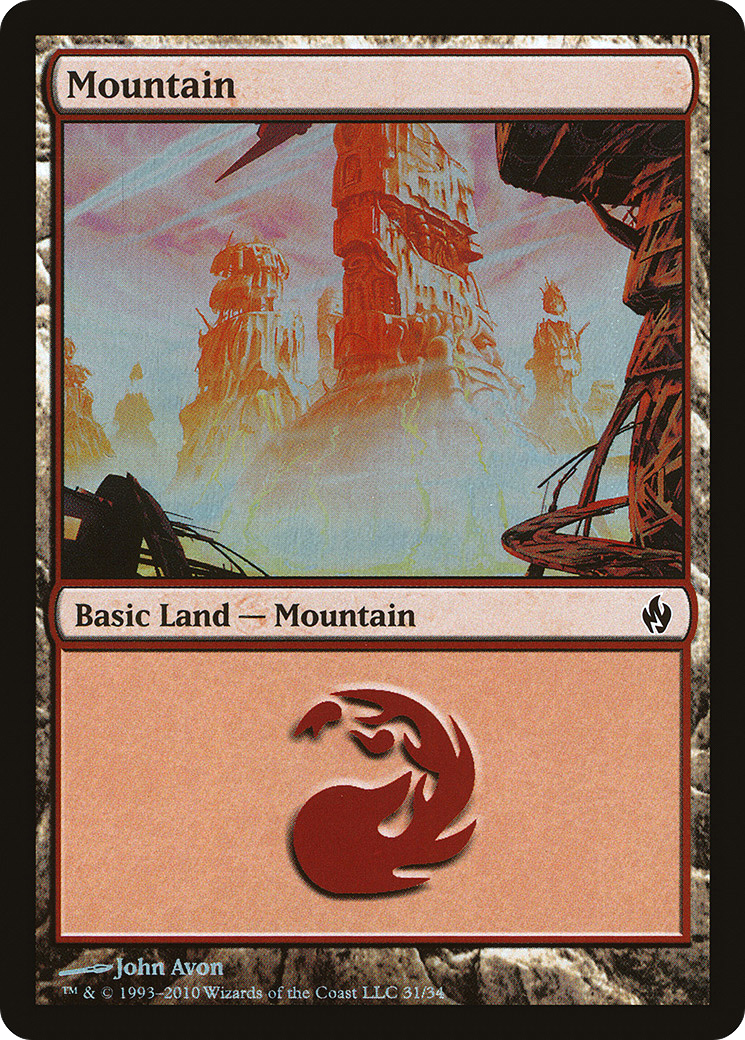 Mountain (31) [Premium Deck Series: Fire and Lightning] | GrognardGamesBatavia