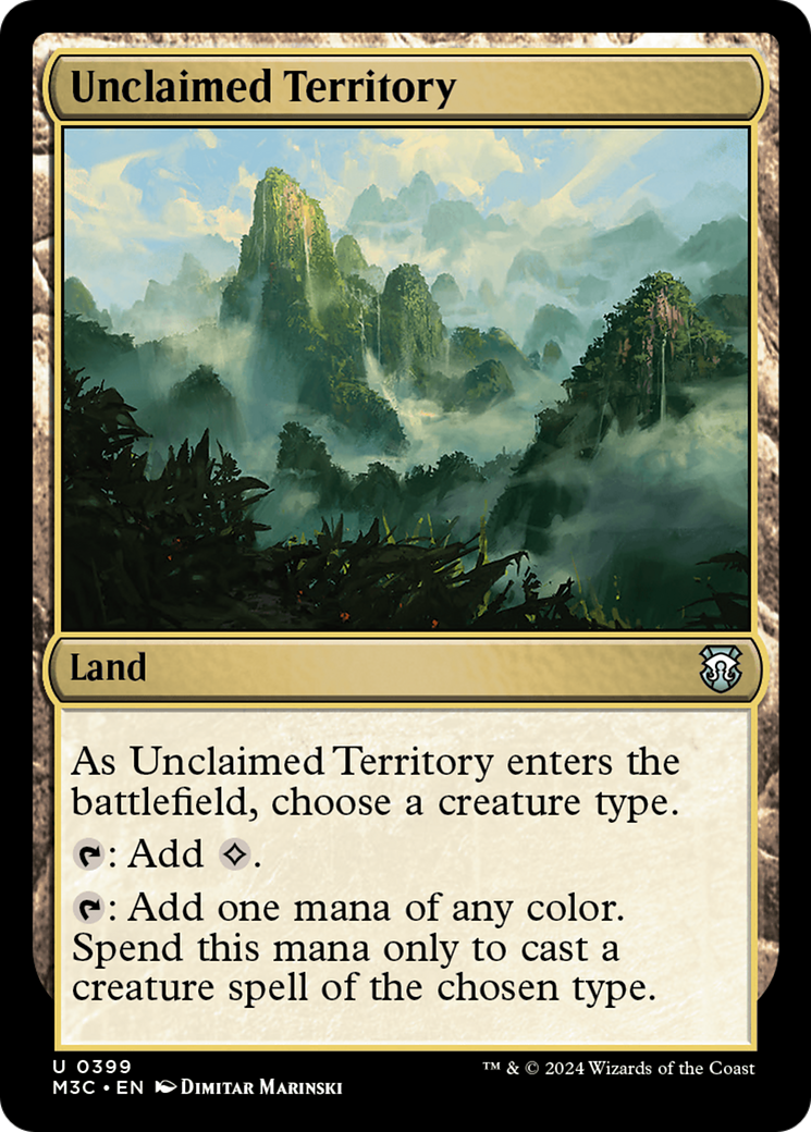 Unclaimed Territory (Ripple Foil) [Modern Horizons 3 Commander] | GrognardGamesBatavia