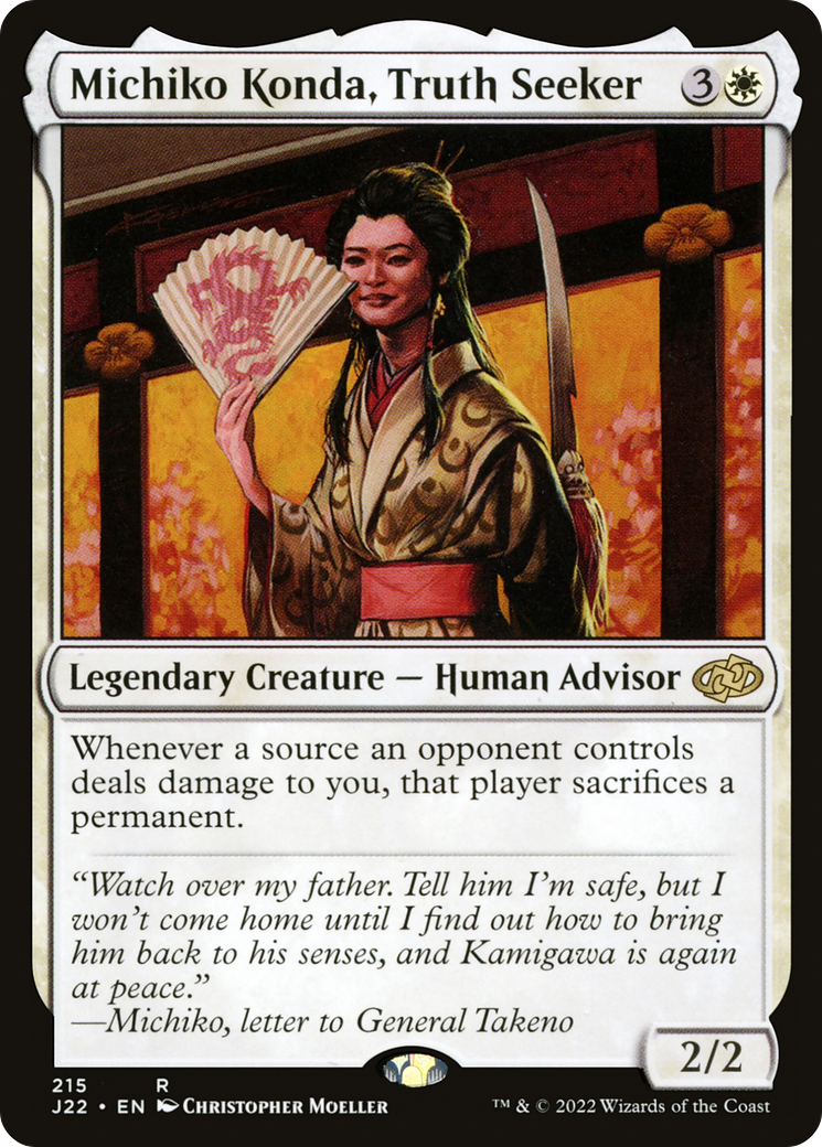 Michiko Konda, Truth Seeker [Jumpstart 2022] | GrognardGamesBatavia