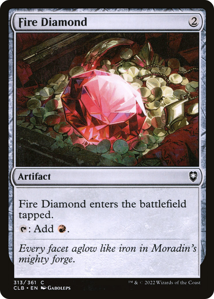 Fire Diamond [Commander Legends: Battle for Baldur's Gate] | GrognardGamesBatavia