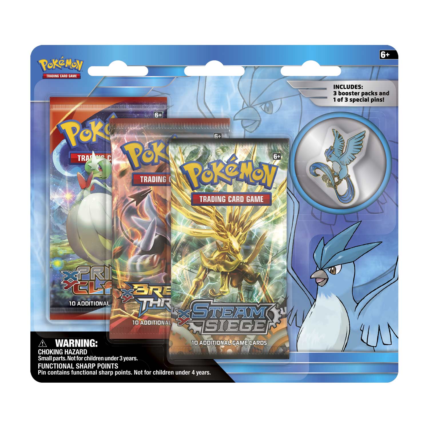 Collector's Pin 3-Pack Blister (Articuno) | GrognardGamesBatavia