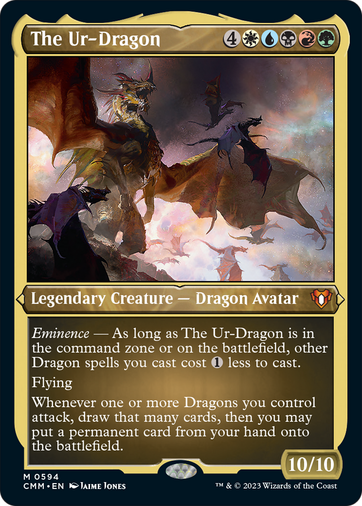 The Ur-Dragon (Foil Etched) [Commander Masters] | GrognardGamesBatavia