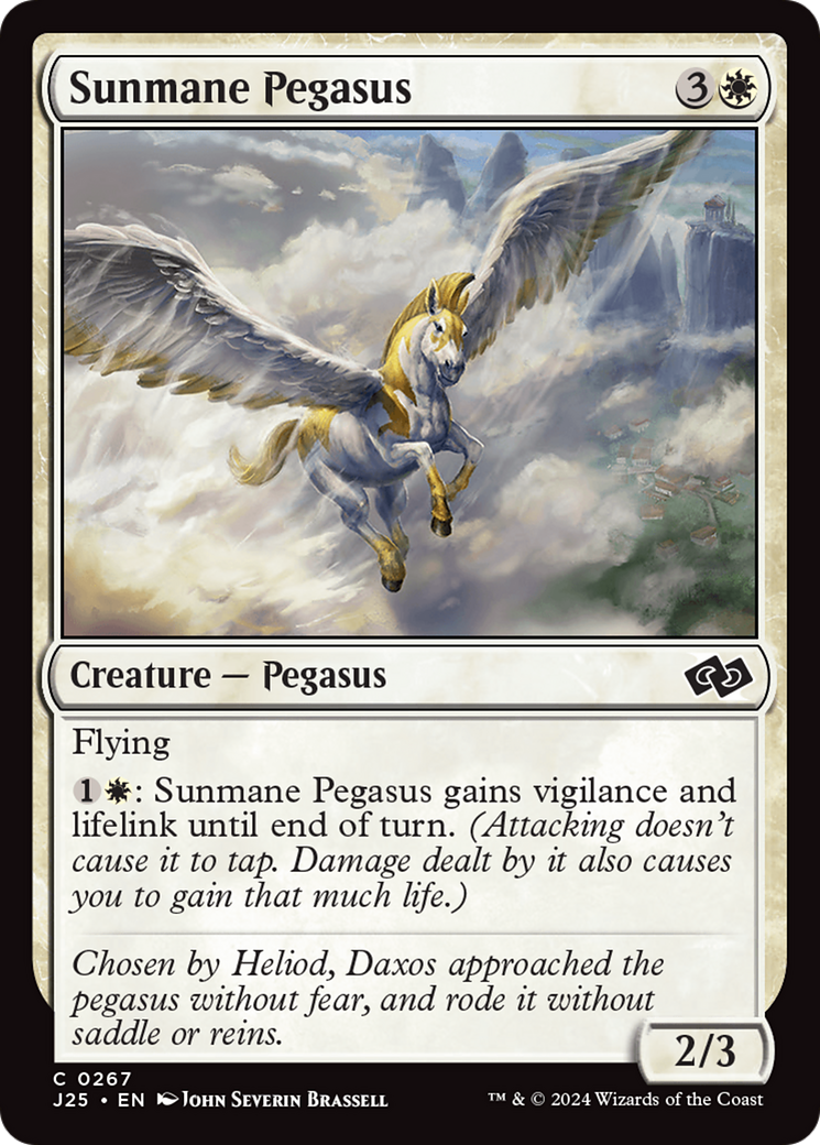 Sunmane Pegasus [Foundations Jumpstart] | GrognardGamesBatavia