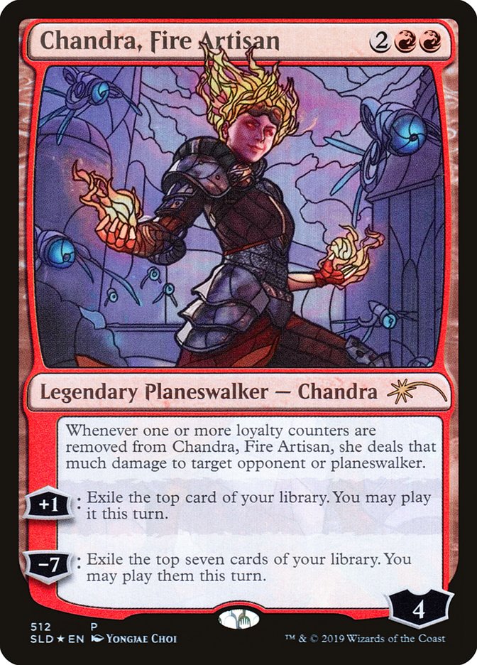 Chandra, Fire Artisan (Stained Glass) [Secret Lair Drop Promos] | GrognardGamesBatavia