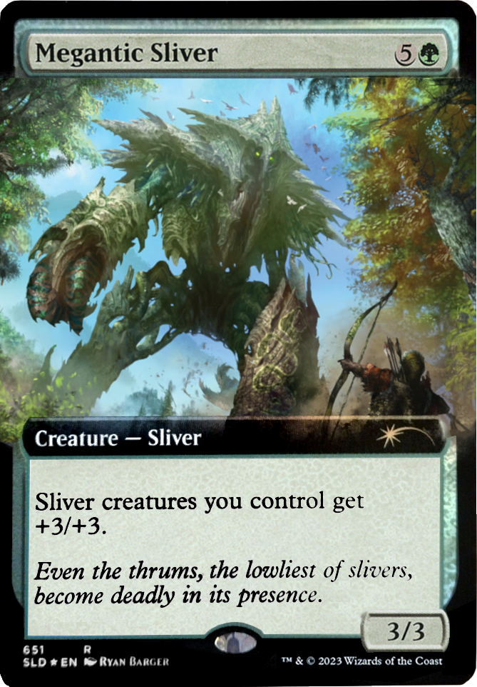 Megantic Sliver (Extended Art) [Secret Lair Drop Promos] | GrognardGamesBatavia