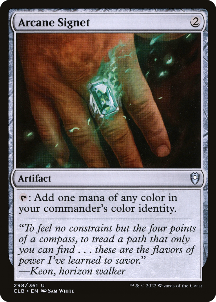 Arcane Signet [Commander Legends: Battle for Baldur's Gate] | GrognardGamesBatavia