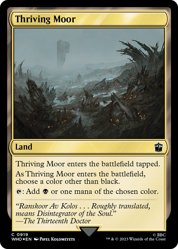 Thriving Moor (Surge Foil) [Doctor Who] | GrognardGamesBatavia