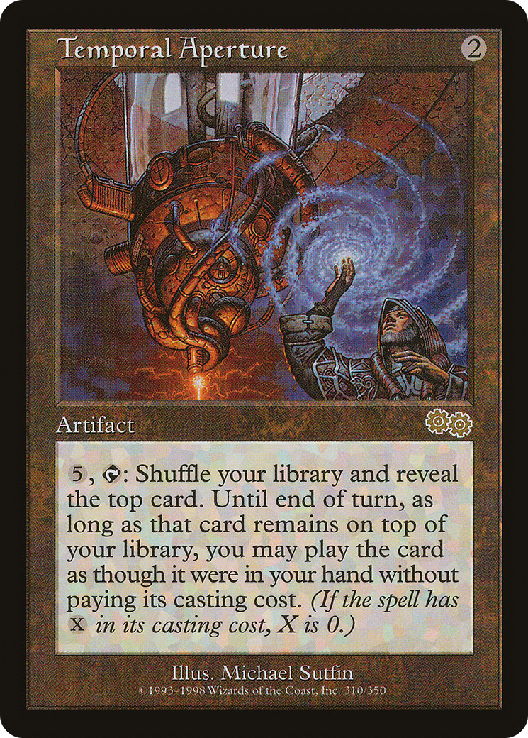Temporal Aperture [Urza's Saga] | GrognardGamesBatavia