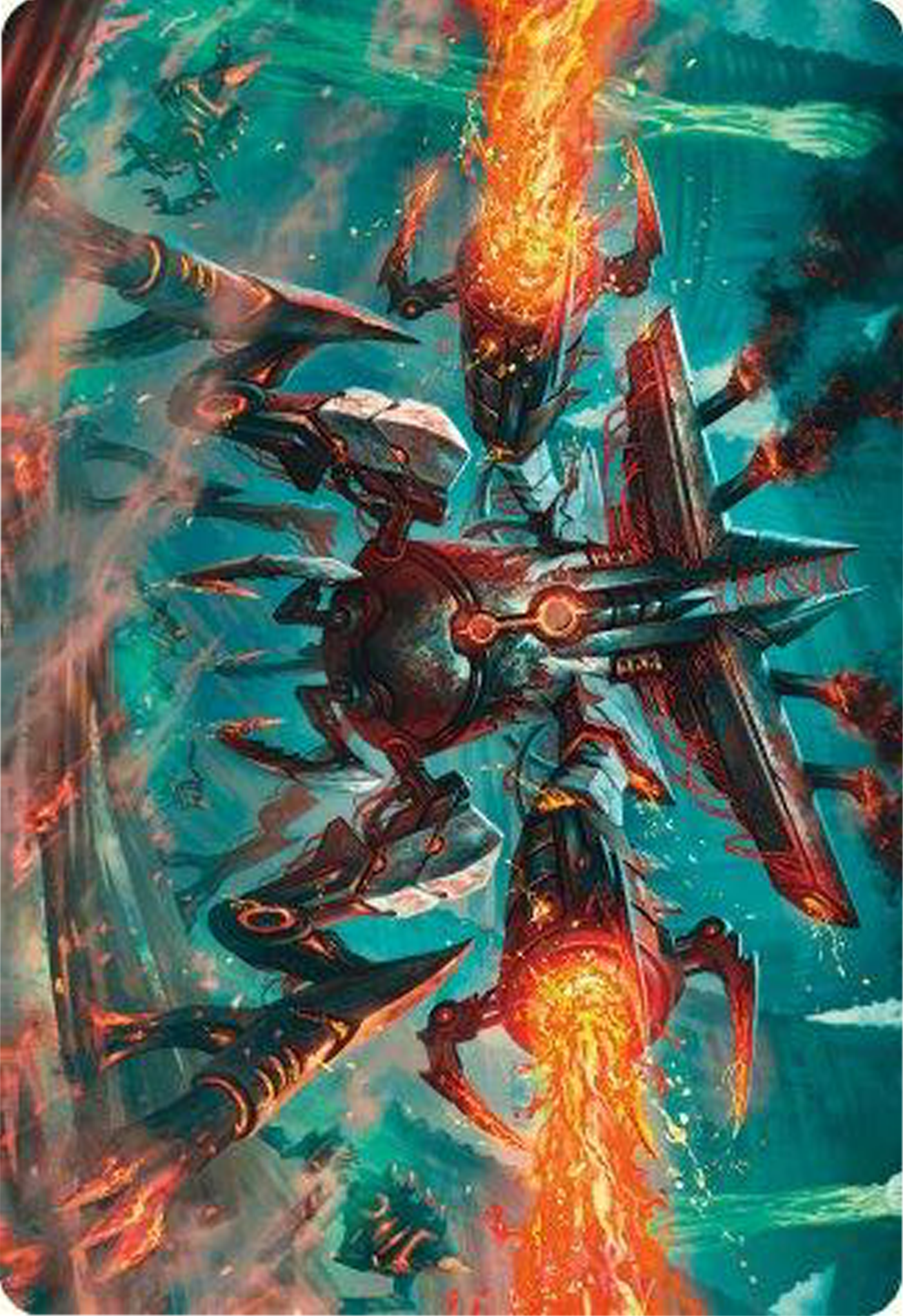 Exterminator Magmarch Art Card [Modern Horizons 3 Art Series] | GrognardGamesBatavia