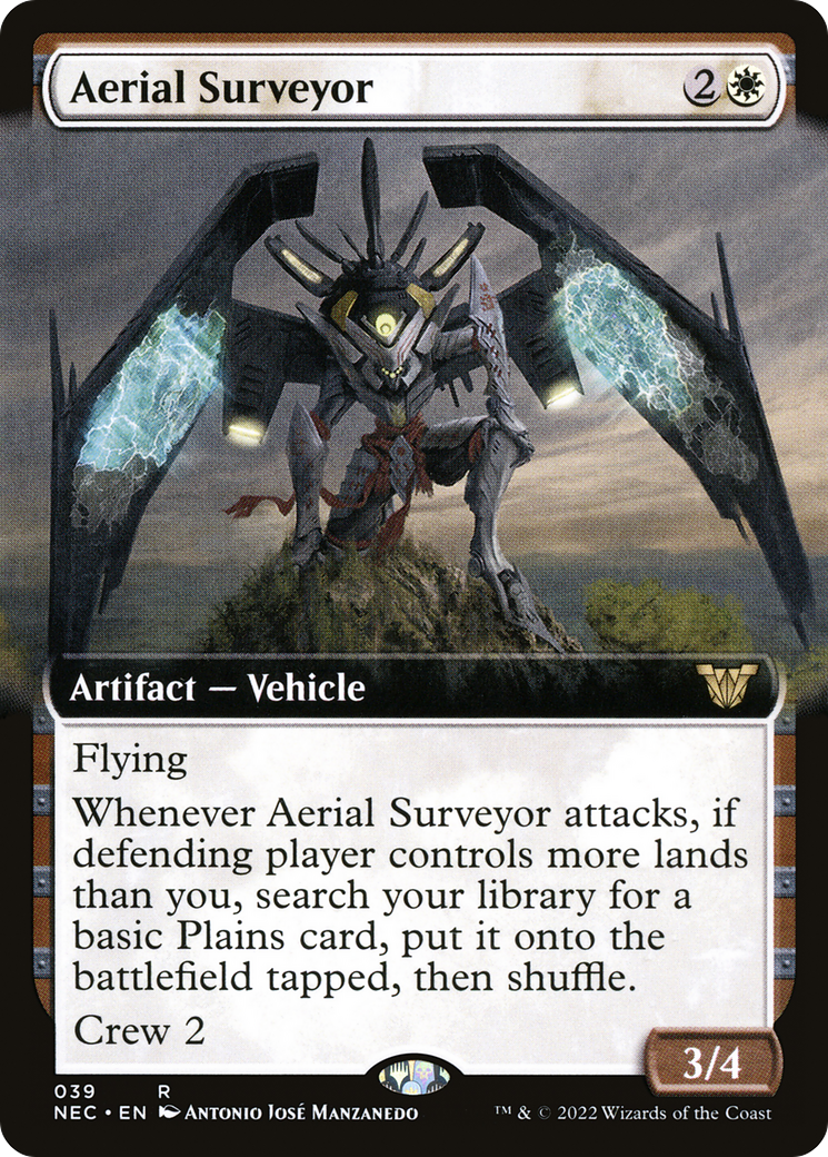 Aerial Surveyor (Extended Art) [Kamigawa: Neon Dynasty Commander] | GrognardGamesBatavia
