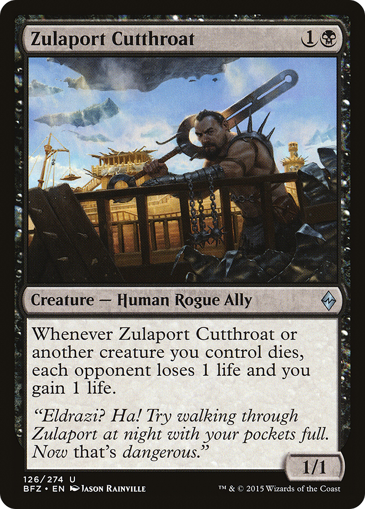 Zulaport Cutthroat [Battle for Zendikar] | GrognardGamesBatavia