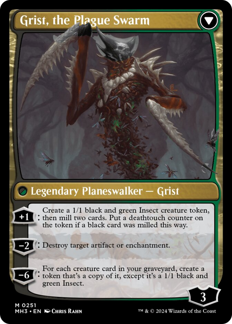 Grist, Voracious Larva // Grist, the Plague Swarm [Modern Horizons 3] | GrognardGamesBatavia