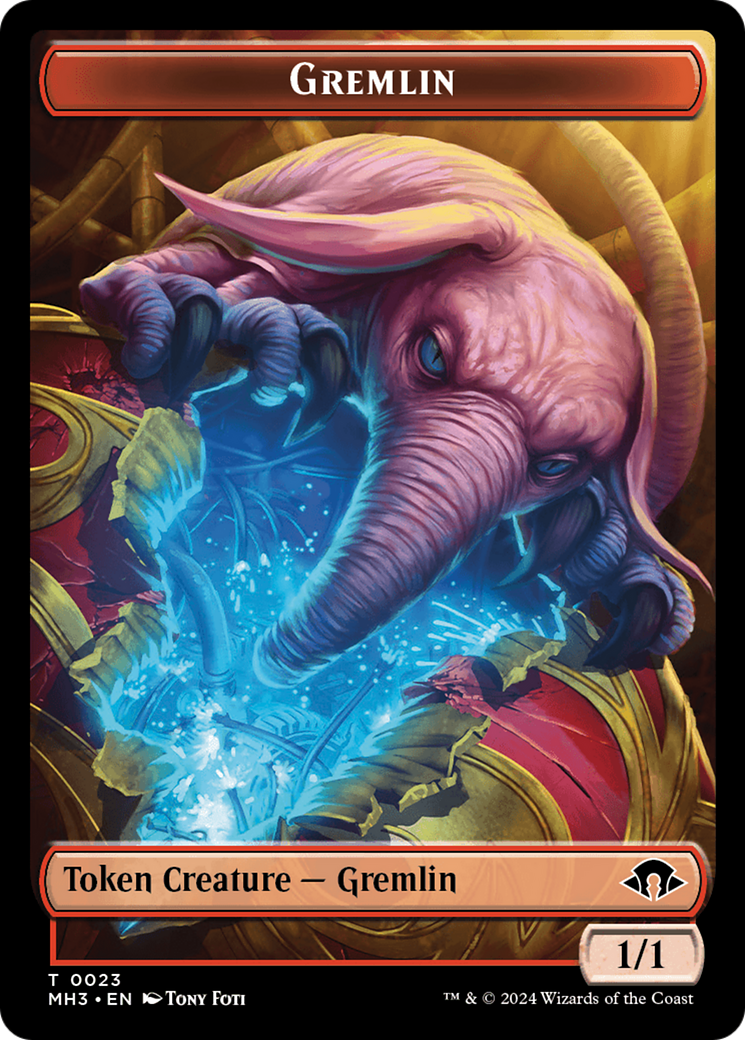 Gremlin Token [Modern Horizons 3 Tokens] | GrognardGamesBatavia