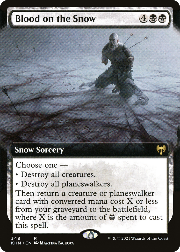 Blood on the Snow (Extended Art) [Kaldheim] | GrognardGamesBatavia
