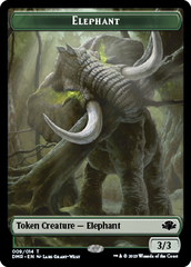 Elephant // Sheep Double-Sided Token [Dominaria Remastered Tokens] | GrognardGamesBatavia