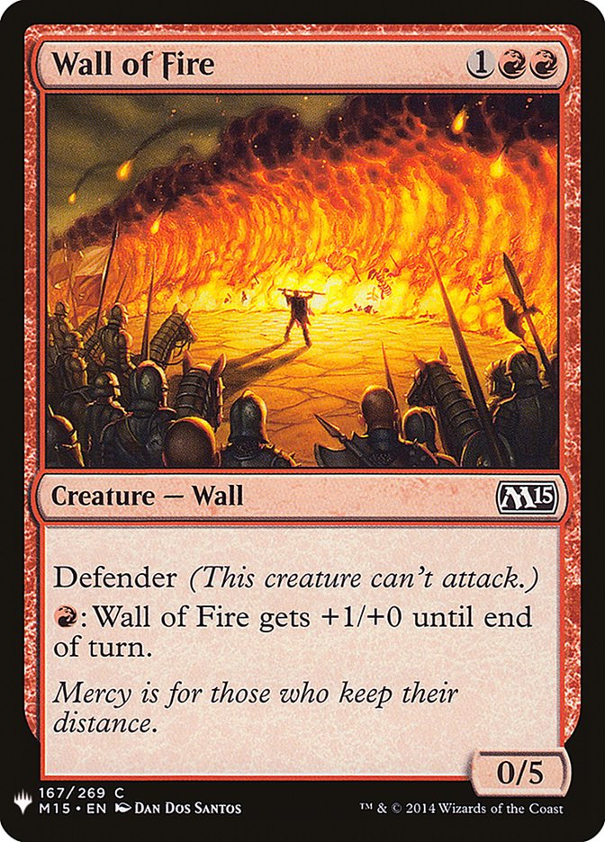 Wall of Fire [Mystery Booster] | GrognardGamesBatavia