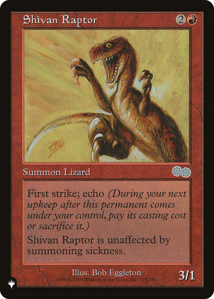 Shivan Raptor [The List Reprints] | GrognardGamesBatavia