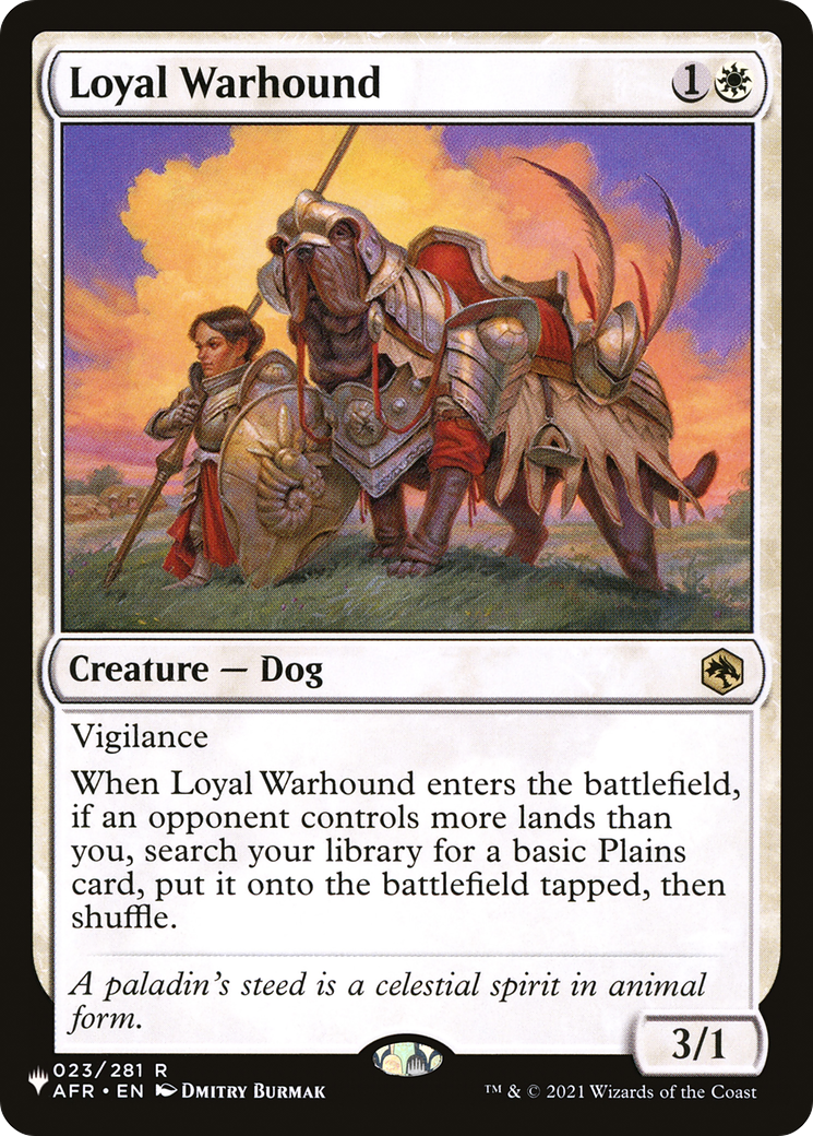 Loyal Warhound [The List] | GrognardGamesBatavia