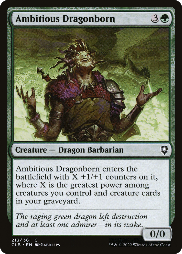 Ambitious Dragonborn [Commander Legends: Battle for Baldur's Gate] | GrognardGamesBatavia