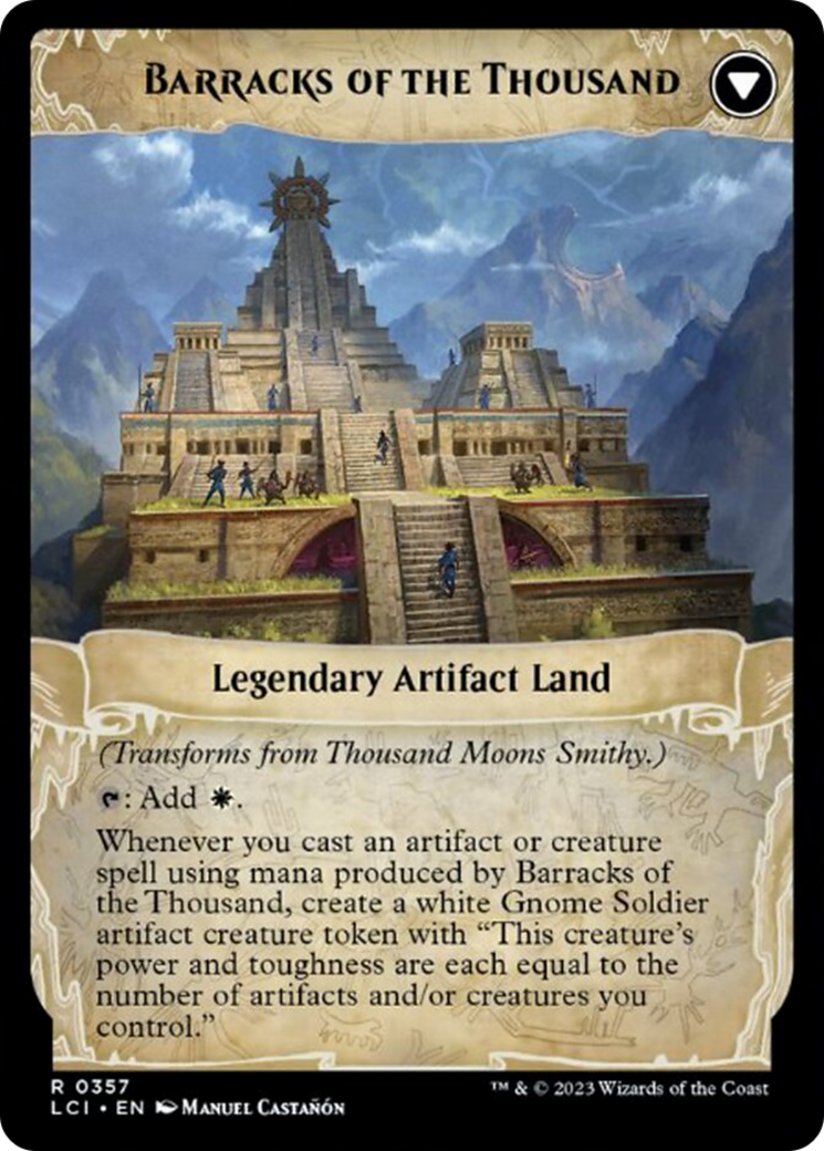 Thousand Moons Smithy // Barracks of the Thounsand [The Lost Caverns of Ixalan] | GrognardGamesBatavia