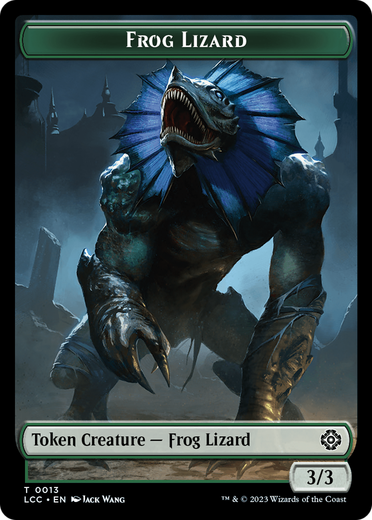 Frog Lizard // Merfolk (0003) Double-Sided Token [The Lost Caverns of Ixalan Commander Tokens] | GrognardGamesBatavia