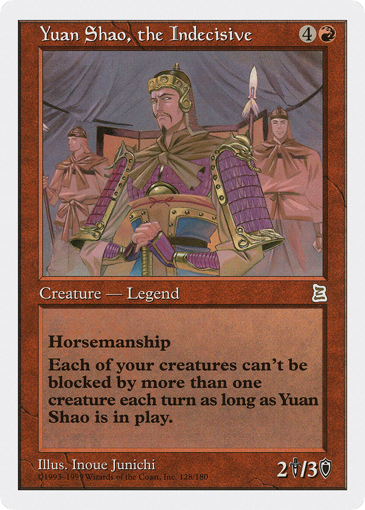 Yuan Shao, the Indecisive [Portal Three Kingdoms] | GrognardGamesBatavia
