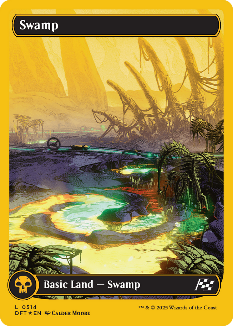 Swamp (0514) (First-Place Foil) [Aetherdrift] | GrognardGamesBatavia