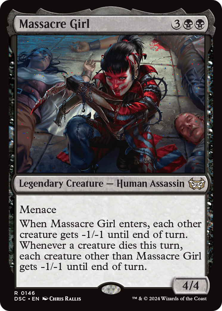 Massacre Girl [Duskmourn: House of Horror Commander] | GrognardGamesBatavia